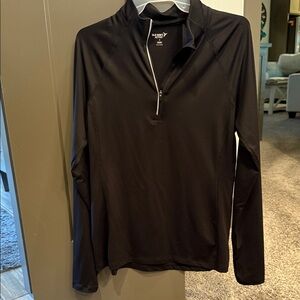 Old Navy Black Quarter-Zip Pullover